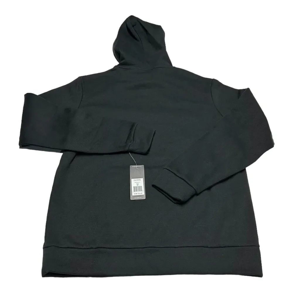 NWT Adidas Golf Black Gray Fleece Hoodie‎ Sweatshirt ADVR0801 Men's Size M